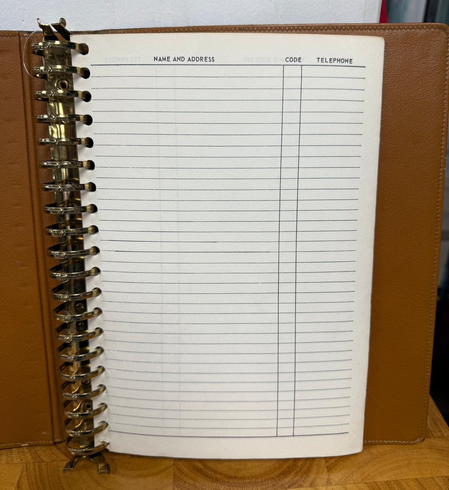 Rare 1970’s Full Size Louis Vuitton Monogram Address Book