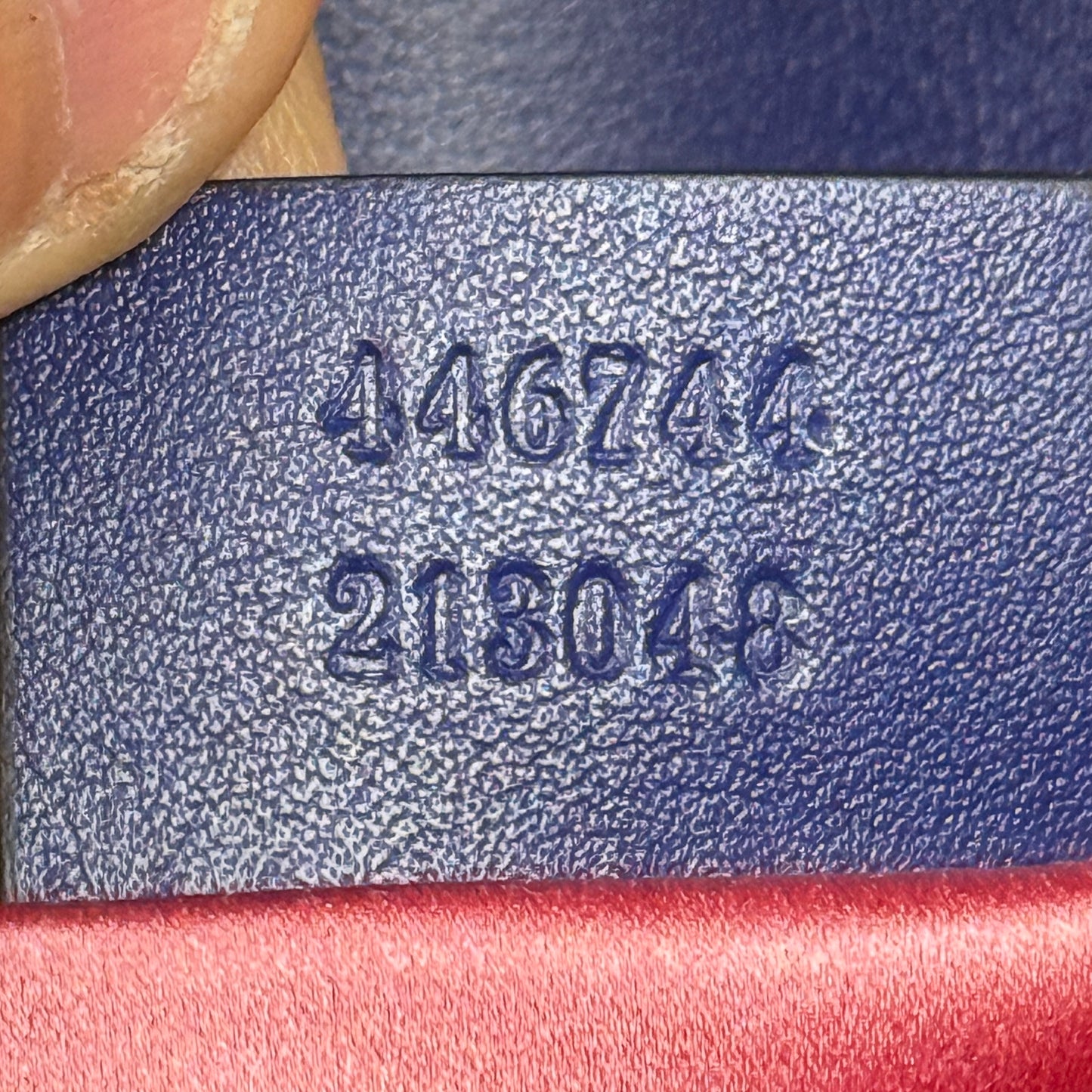 GUCCI Cobalt Blue Velvet GG Marmont Crossbody Shoulder Bag