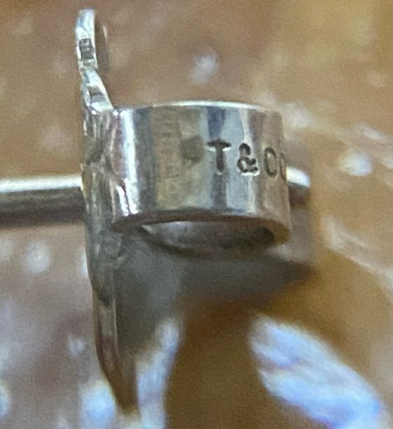 Tiffany & Co. Sterling Silver Rope Knot Earrings + Pouch