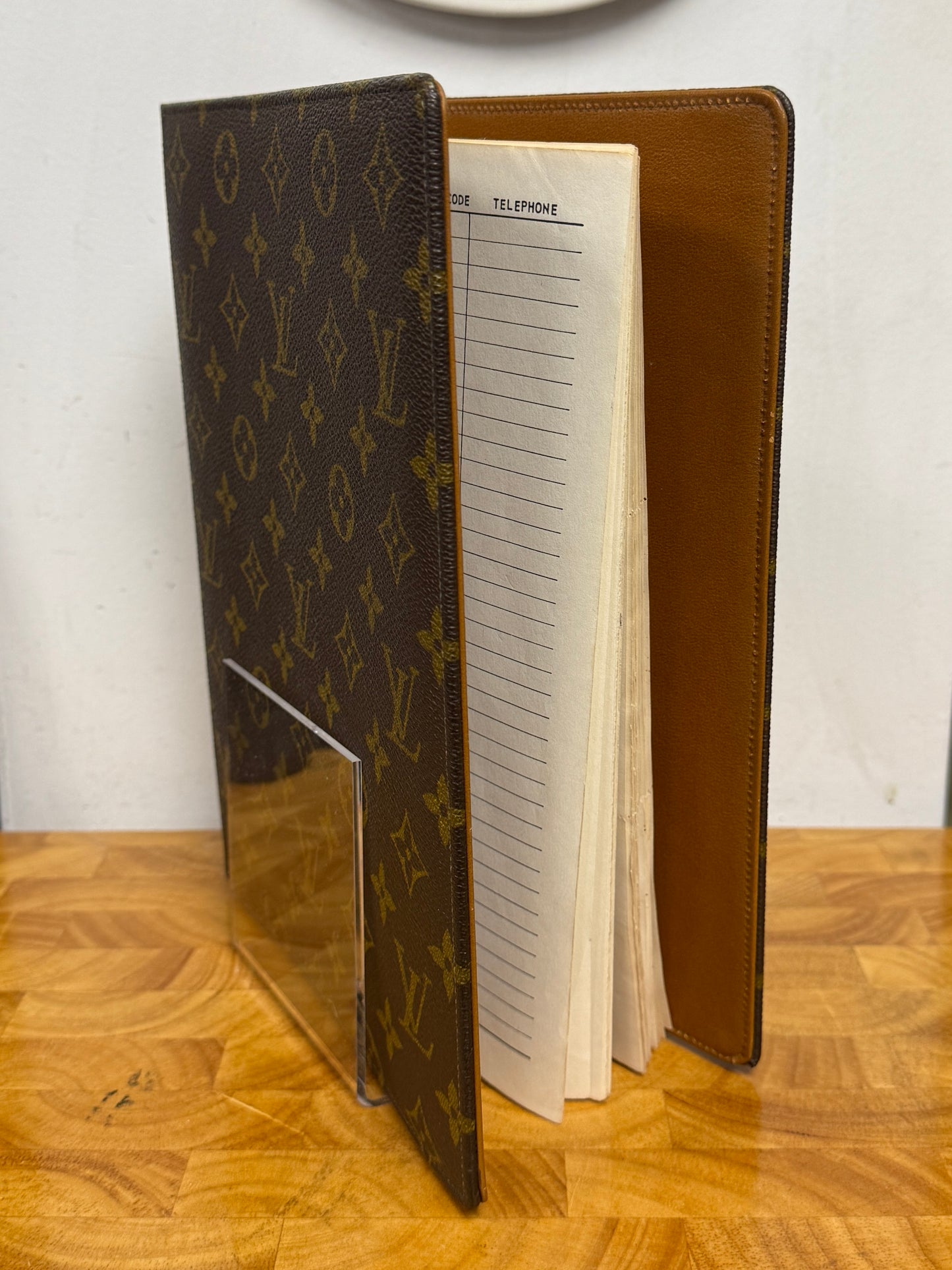 Rare 1970’s Full Size Louis Vuitton Monogram Address Book