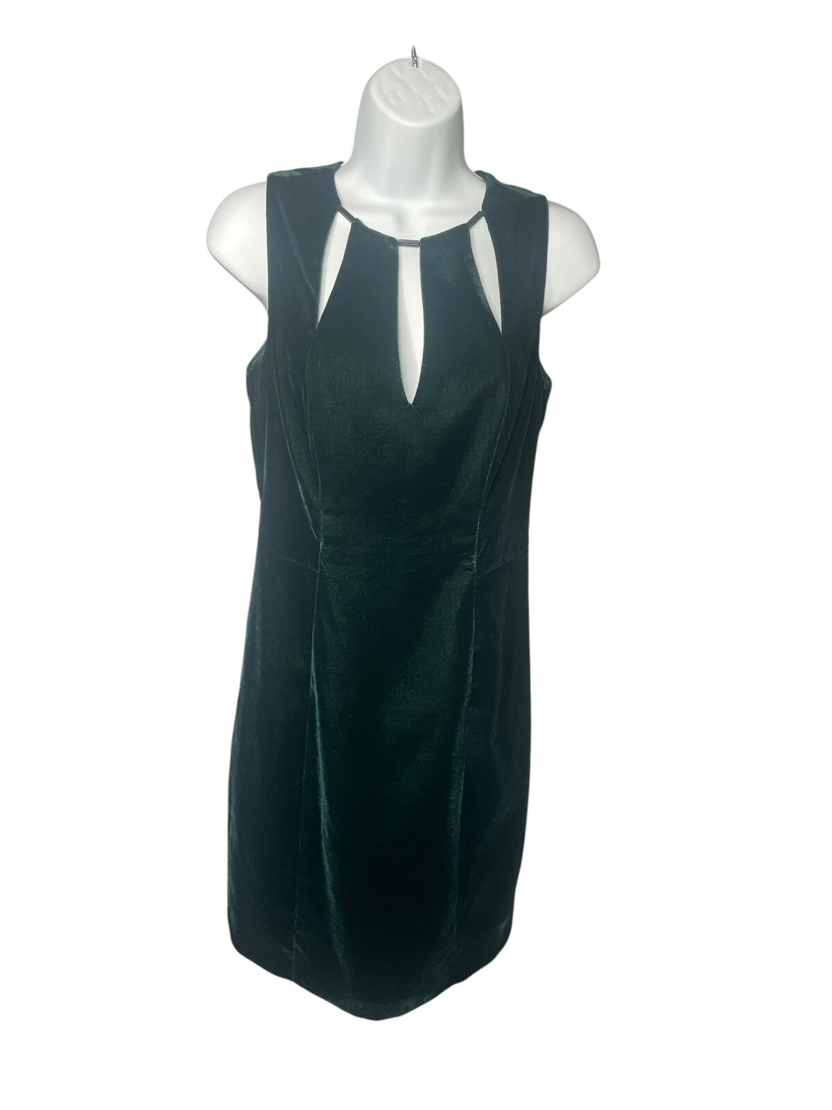Elie Tahari Jemra Sleeveless Velvet Sheath Dress