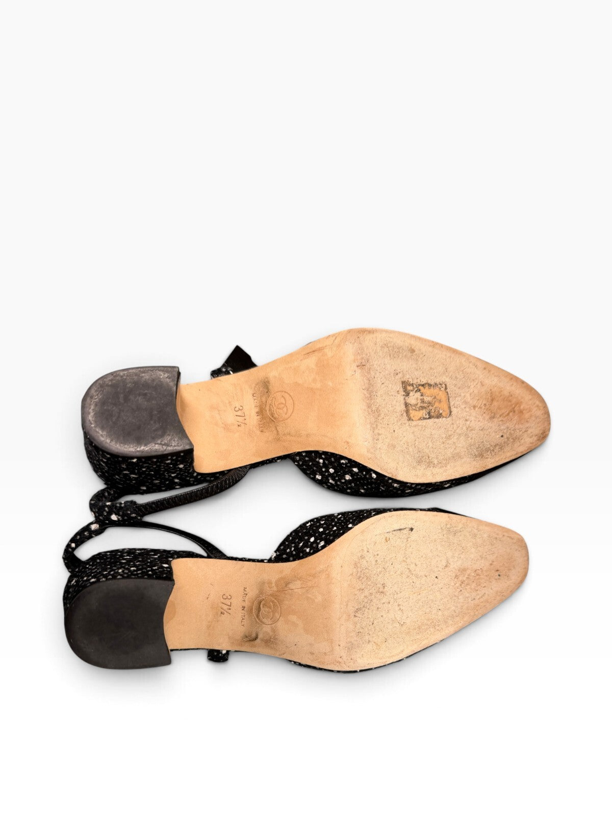 Chanel Tweed Slingback Pumps