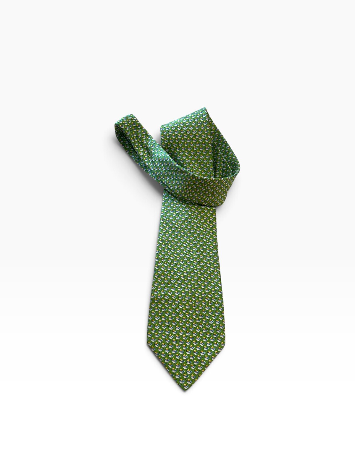 Salvatore Ferragamo Silk Tie - Baby Chicks