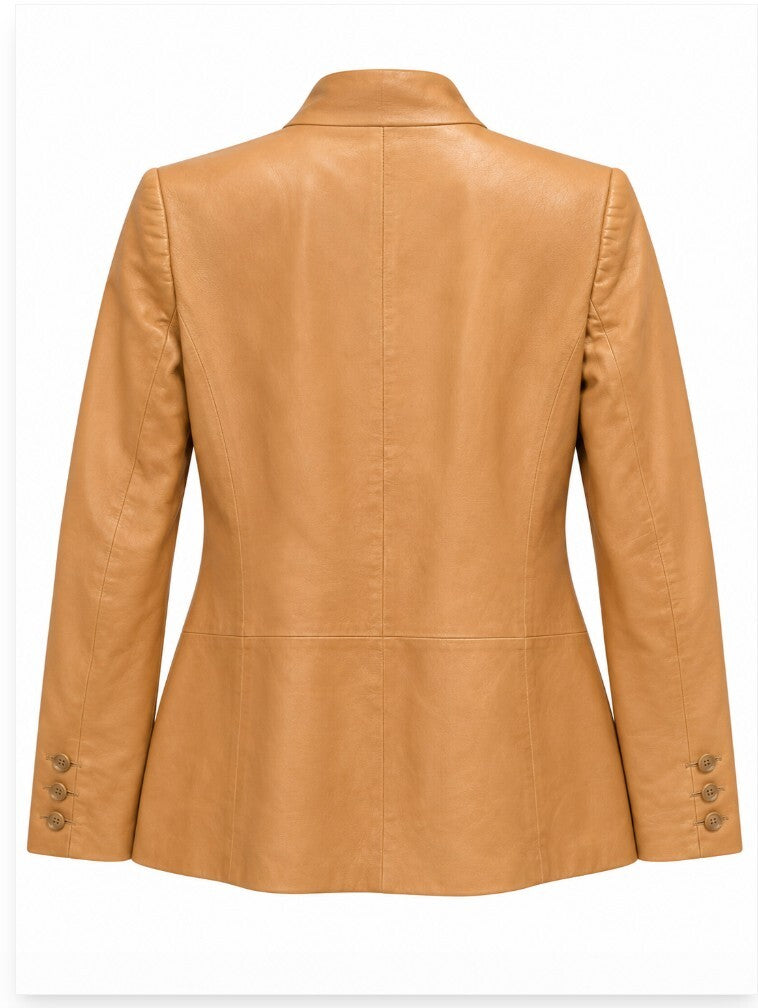 Vince lamb leather blazer