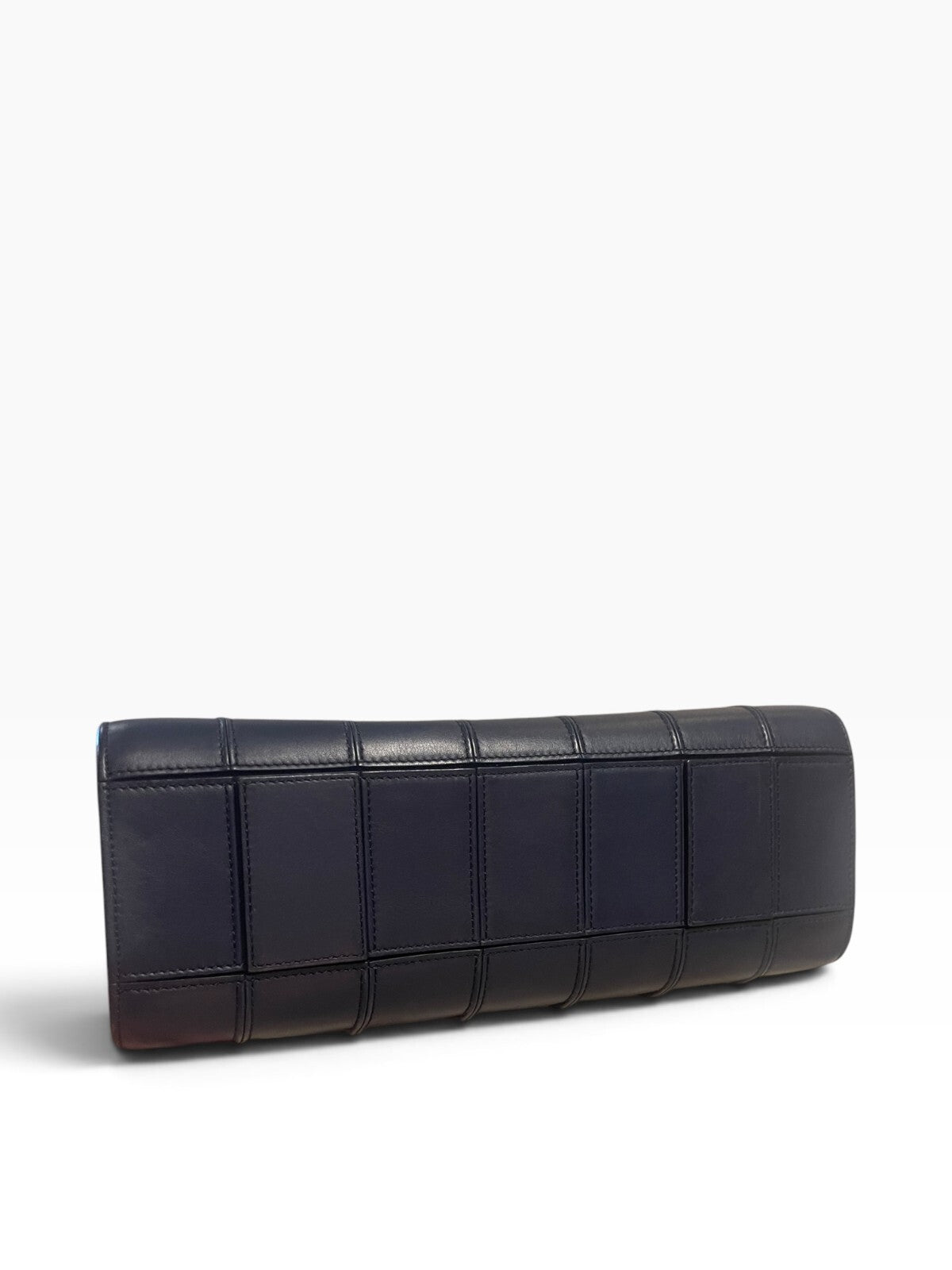 Max Mara Navy Whitney Tote