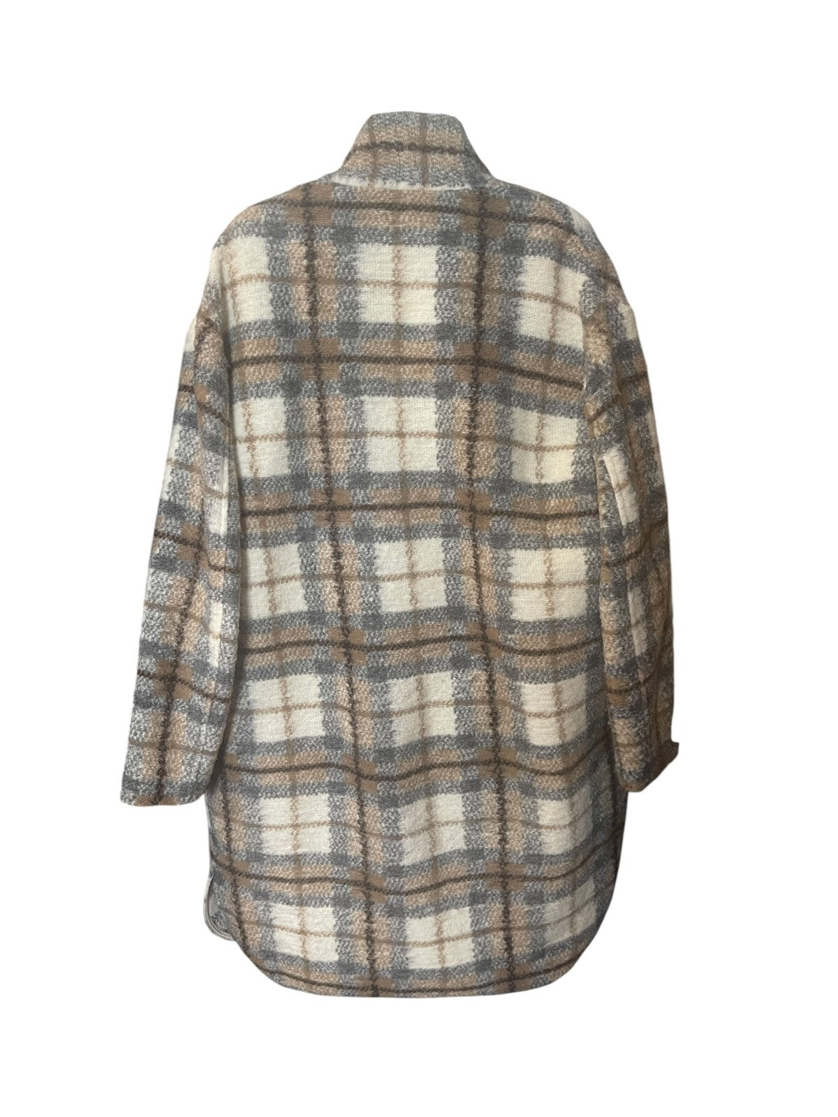 Isabel Marant Étoile Gabriel Plaid Wool Blend Coat