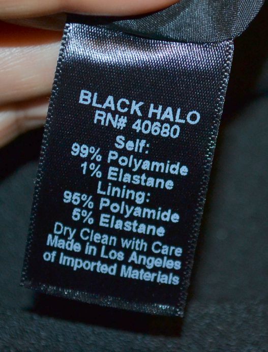 UNUSED Black Halo Bodycon Dress Size 8