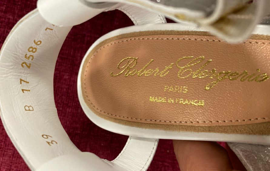 UNUSED Robert Clergerie White Sandals Size 9