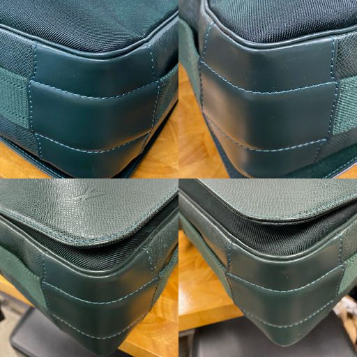 Louis Vuitton Hunter Green Bastille Messenger Bag