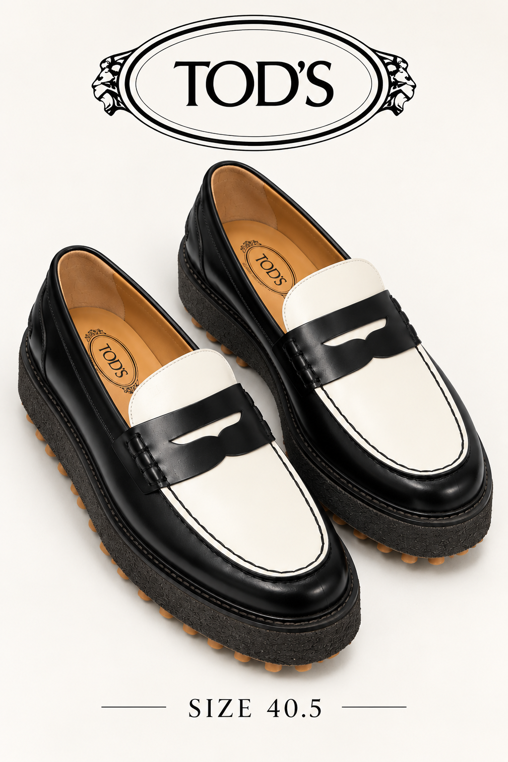 Tod's Two-Tone Platform Loafers