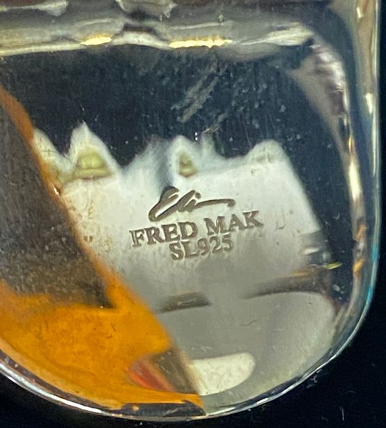 Fred Mak Sterling Silver Bracelet Cuff
