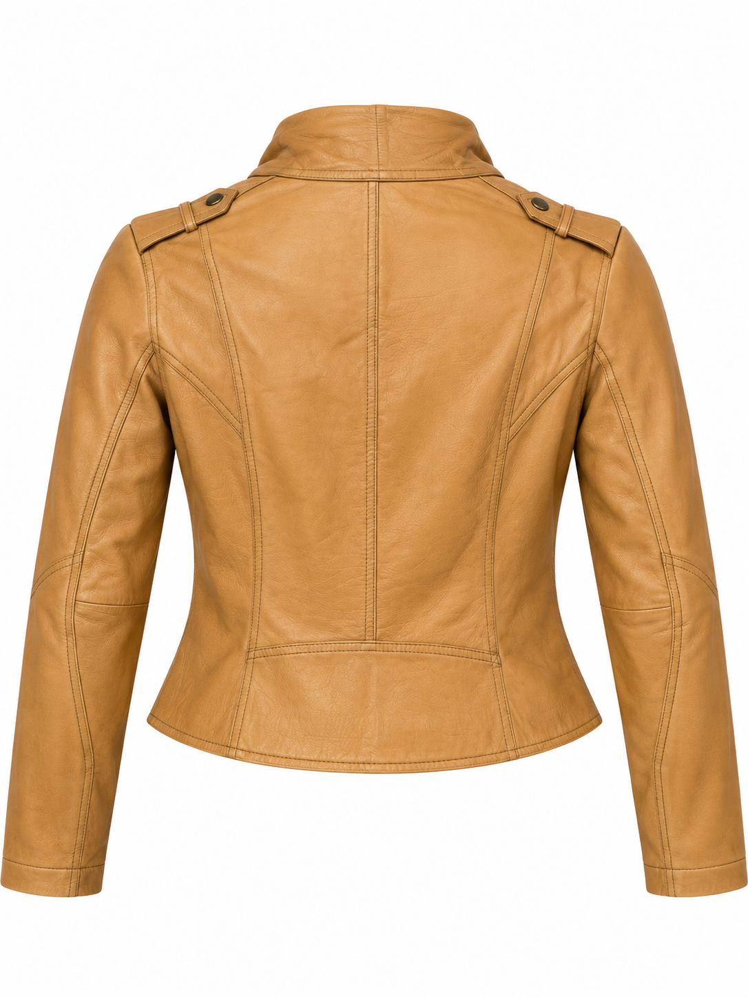 Spartina cropped leather jacket