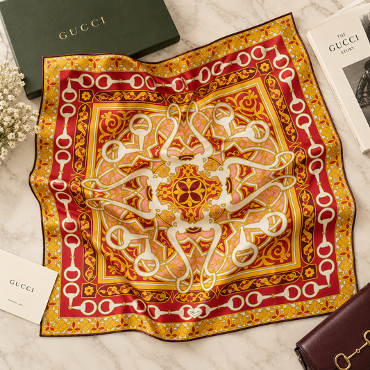 Gucci Multicolor Silk Scarf