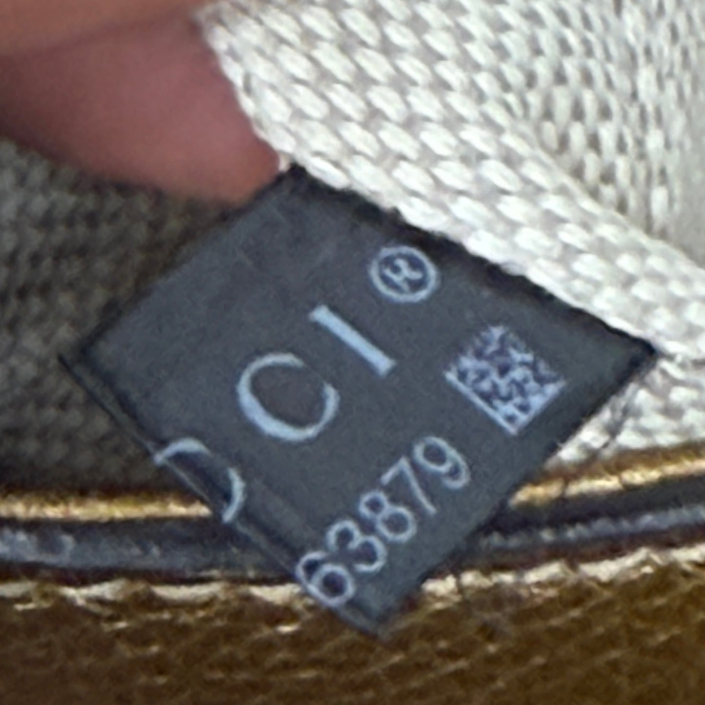 GUCCI Gold Ombre Leather GG Crossbody Bag