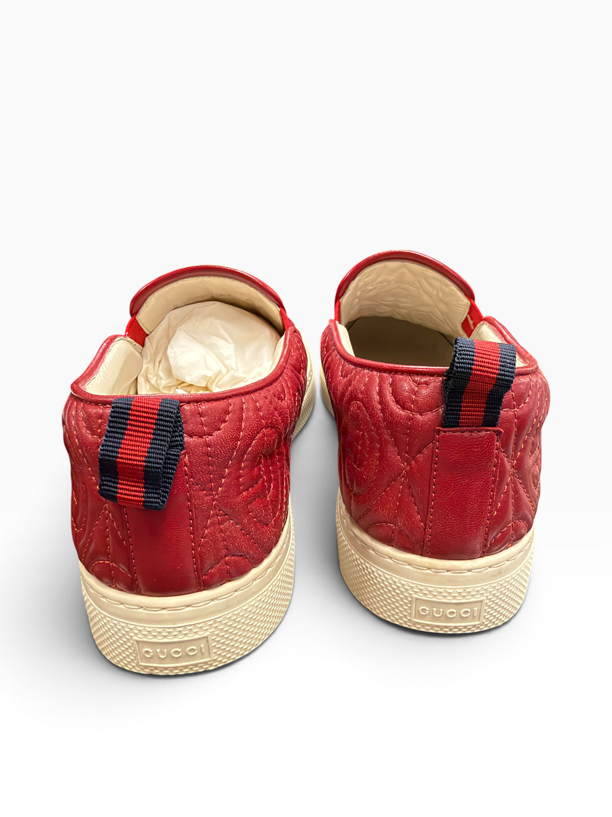 Gucci leather logo skate sneaker