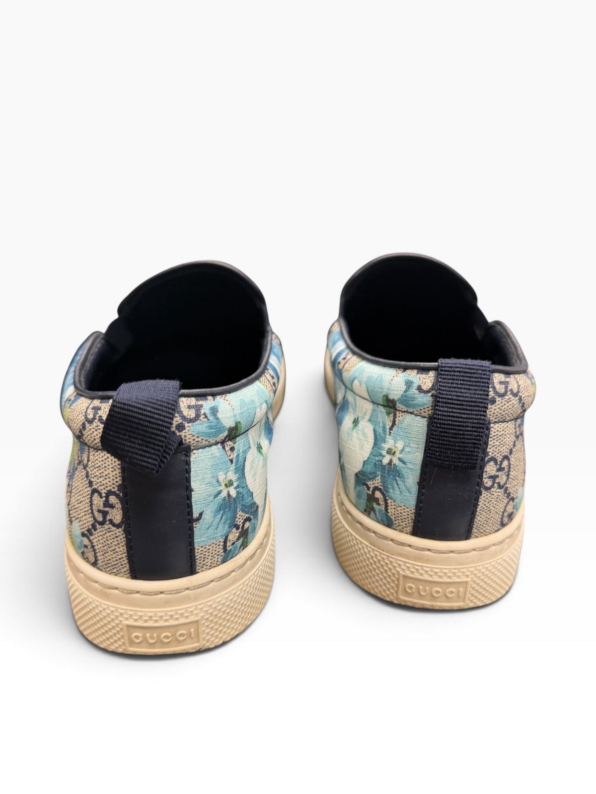 Gucci canvas floral skate sneaker