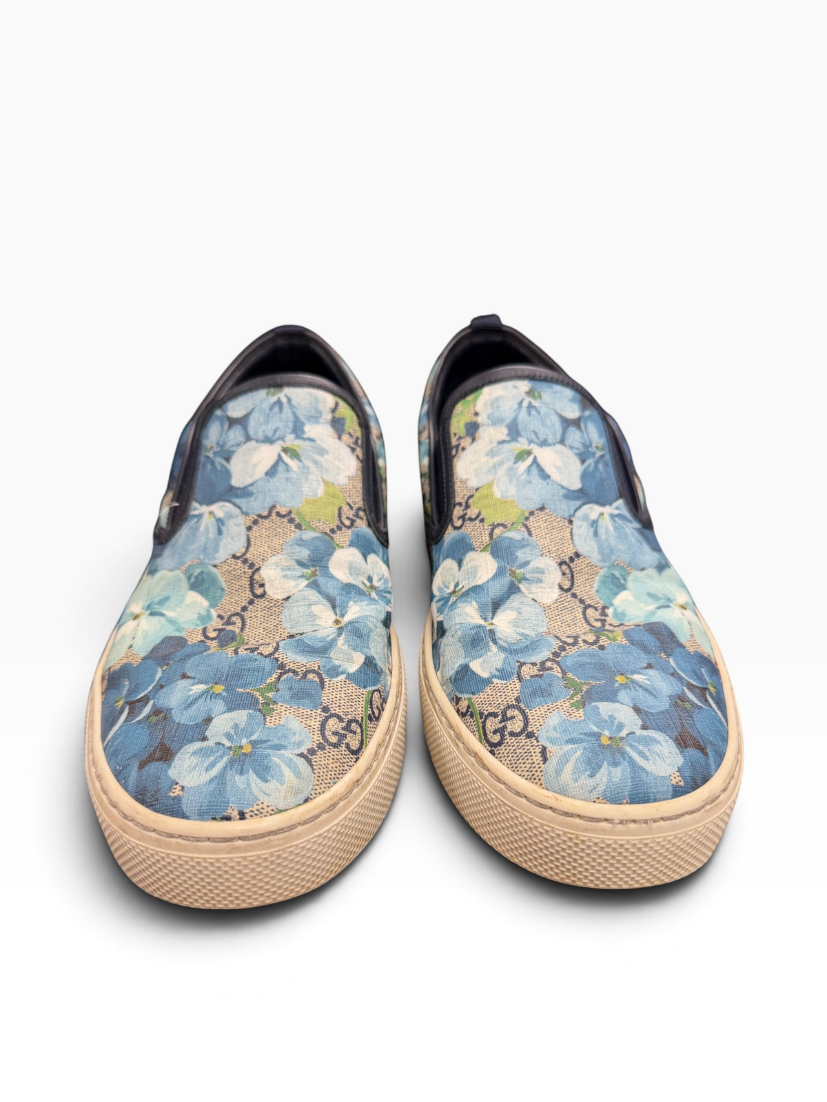 Gucci canvas floral skate sneaker