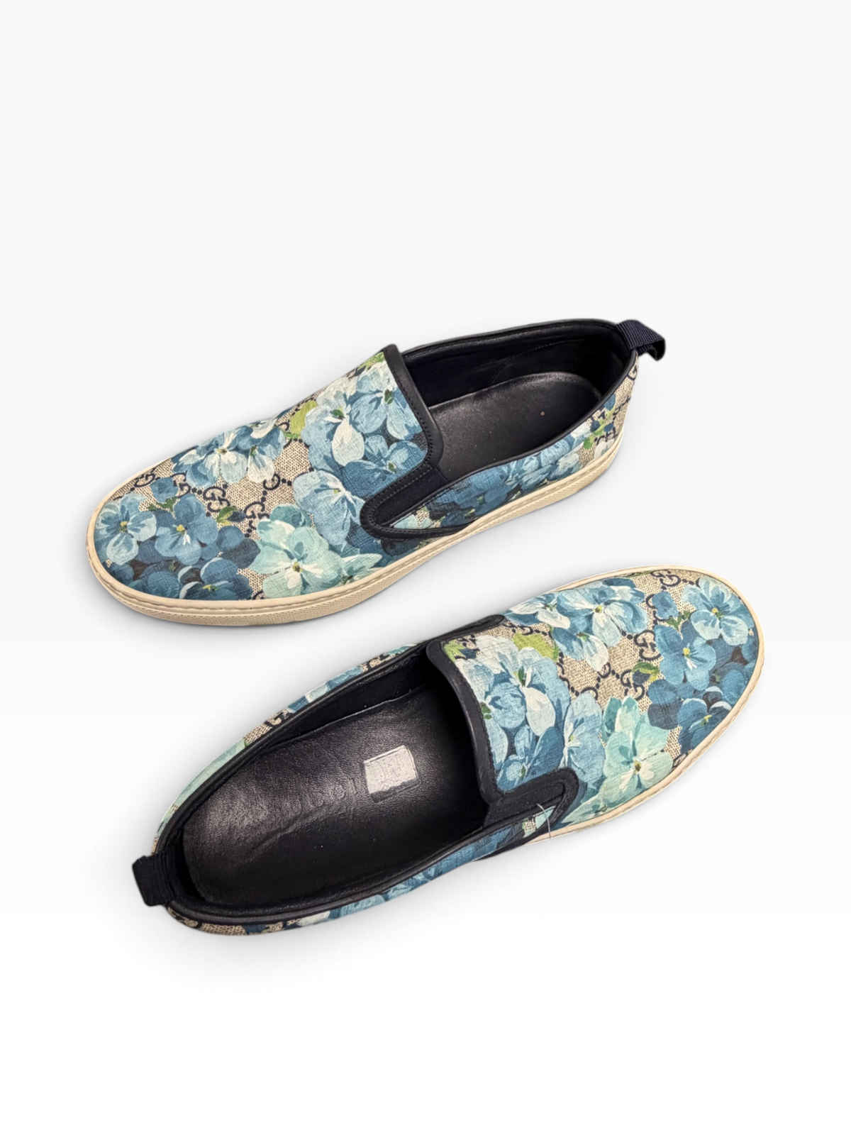 Gucci canvas floral skate sneaker