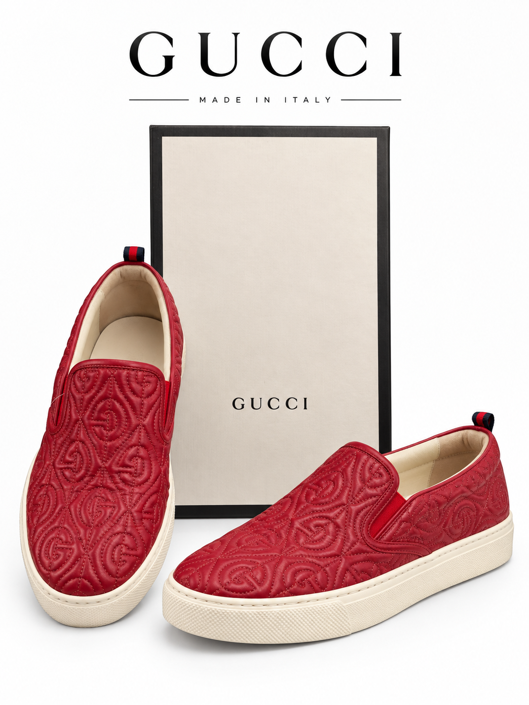 Gucci leather logo skate sneaker