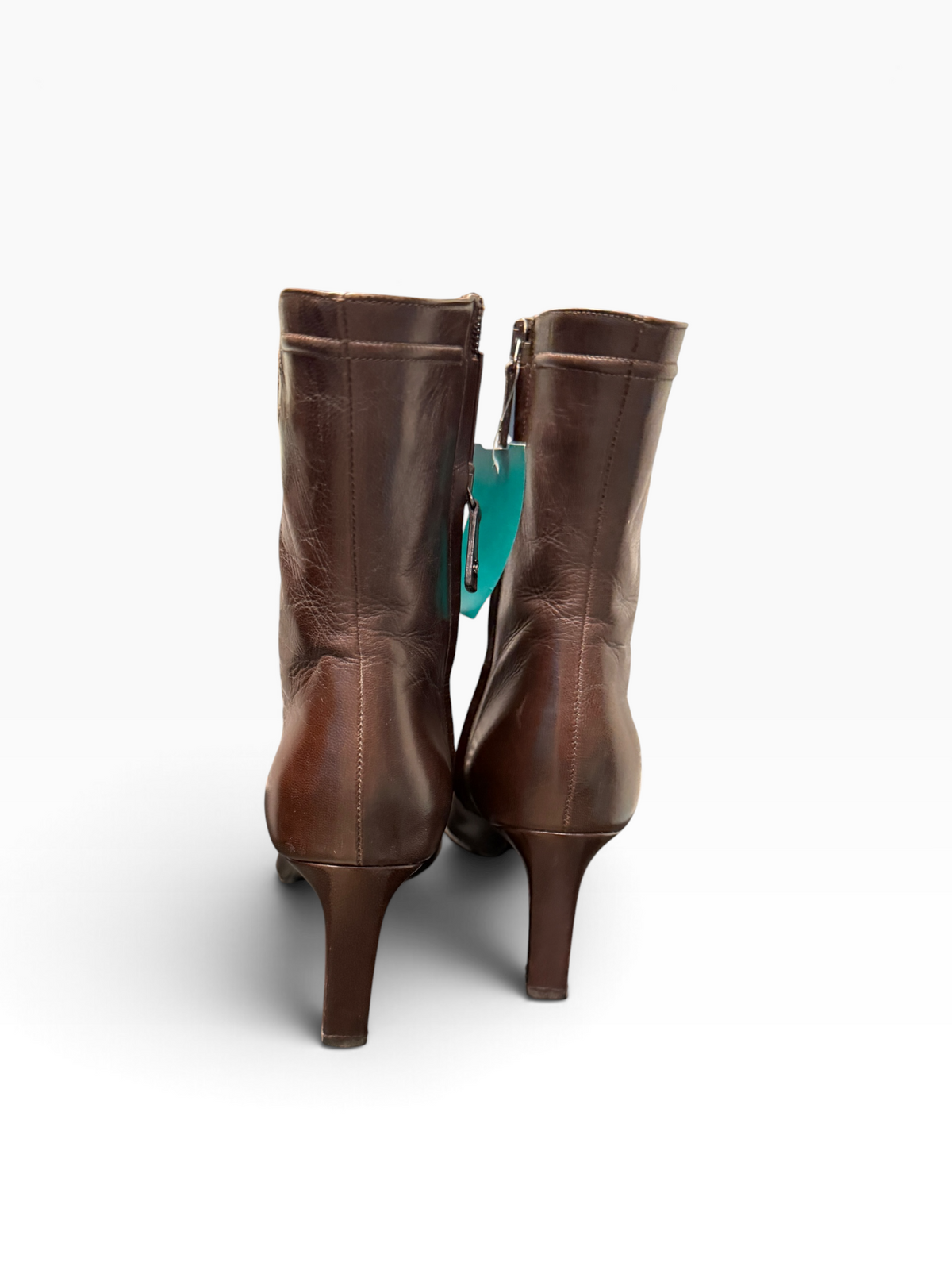 Chanel Chocolate Leather Boots