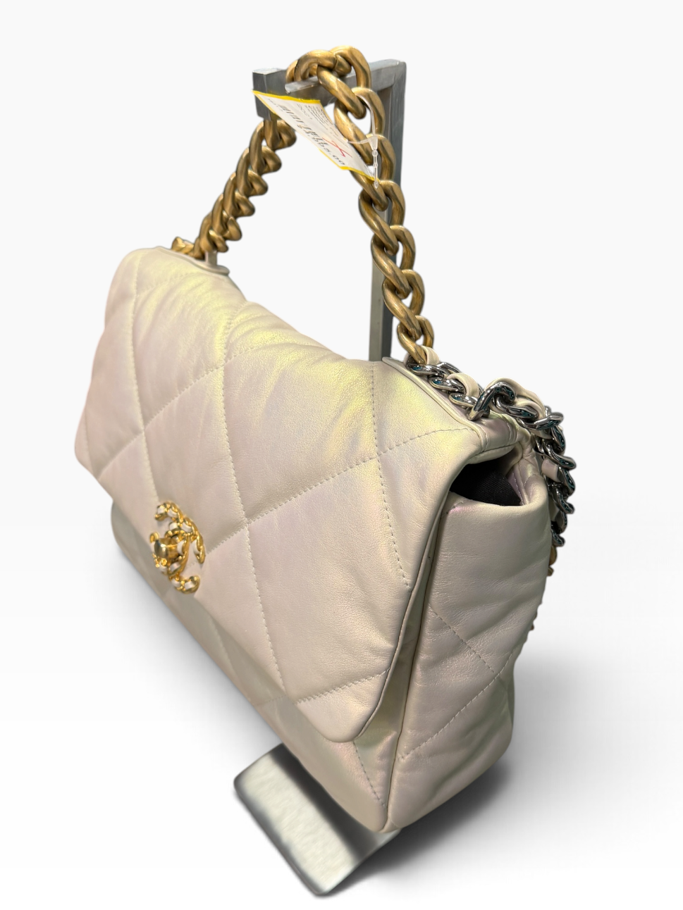 Chanel Large 19 Flap Bag (Ivory)