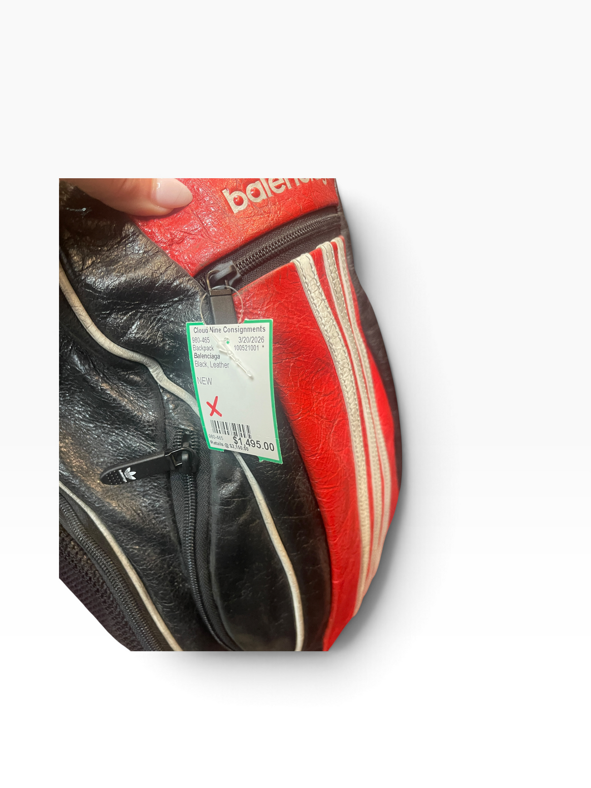 NWT Balenciaga X Adidas Backpack