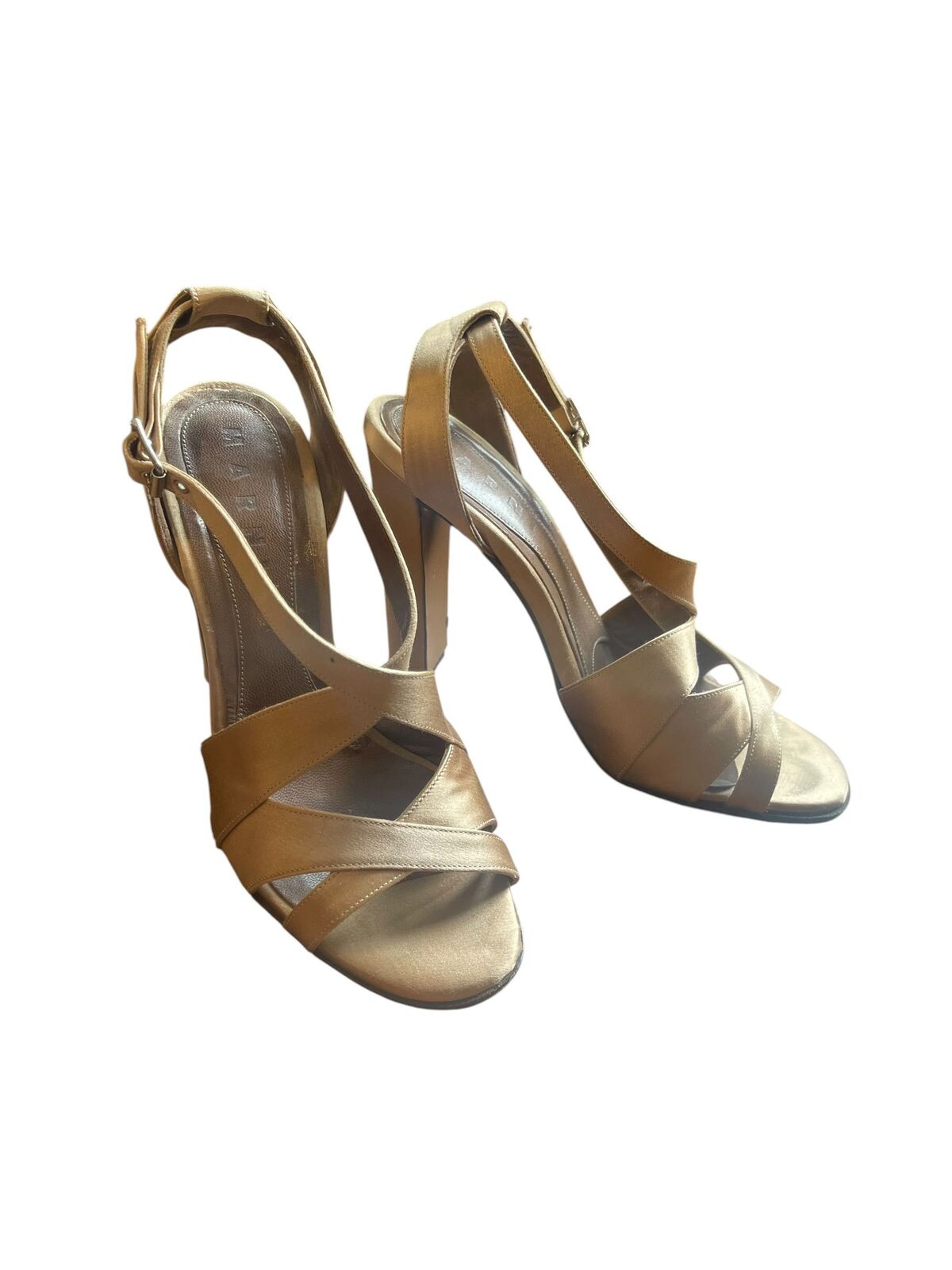 Marni satin slingback sandals - Size 37