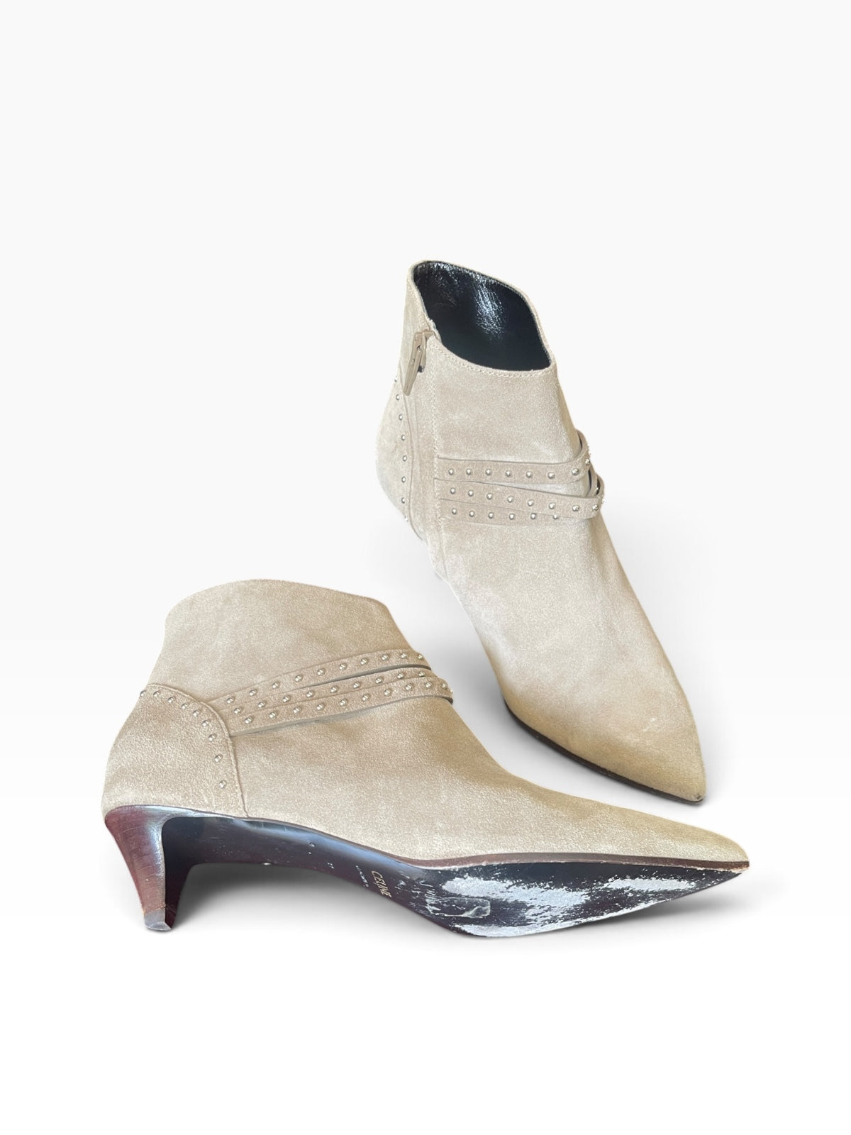 Celine Sharp Zipped Boots - Size 39