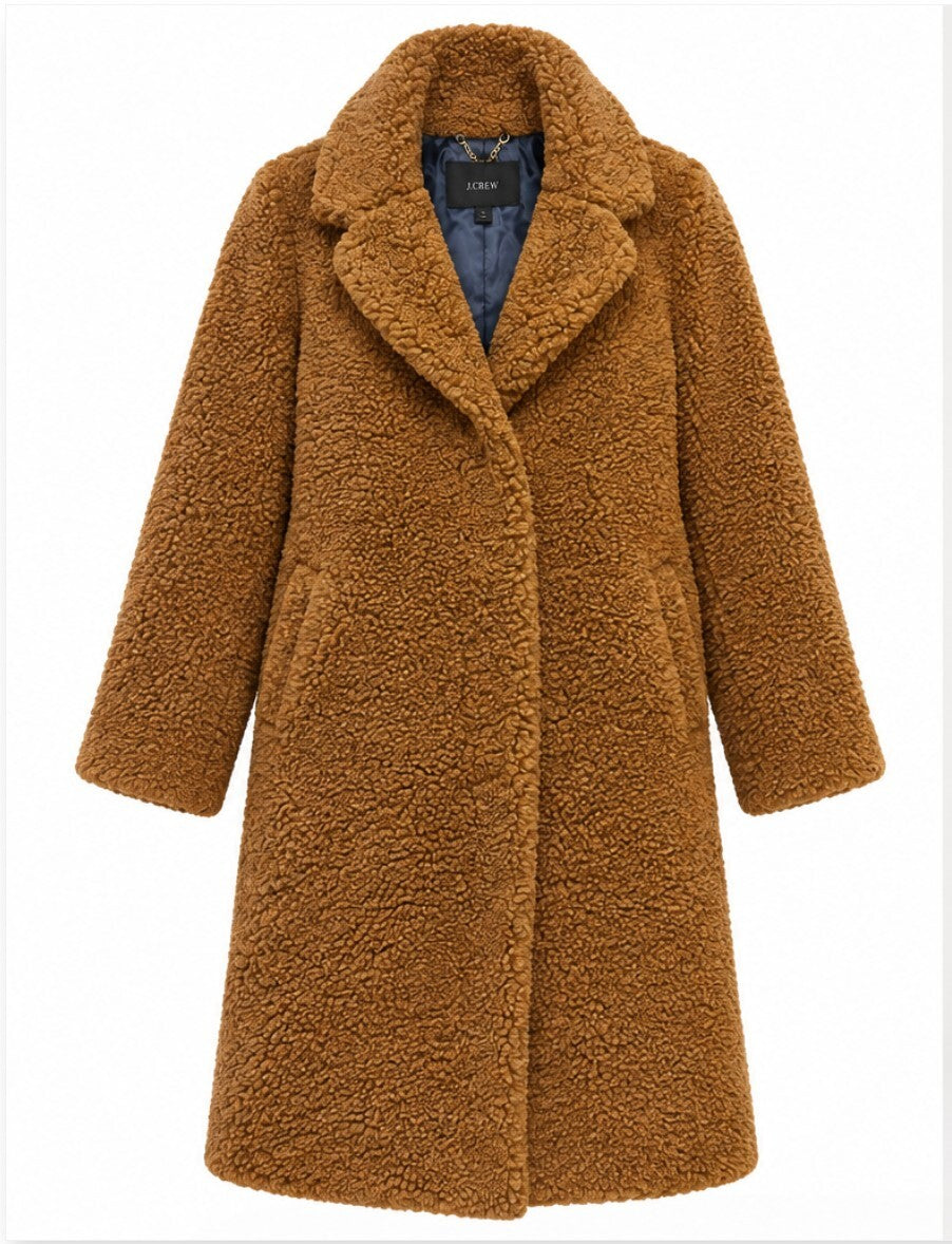 J.Crew Teddy Bear Coat