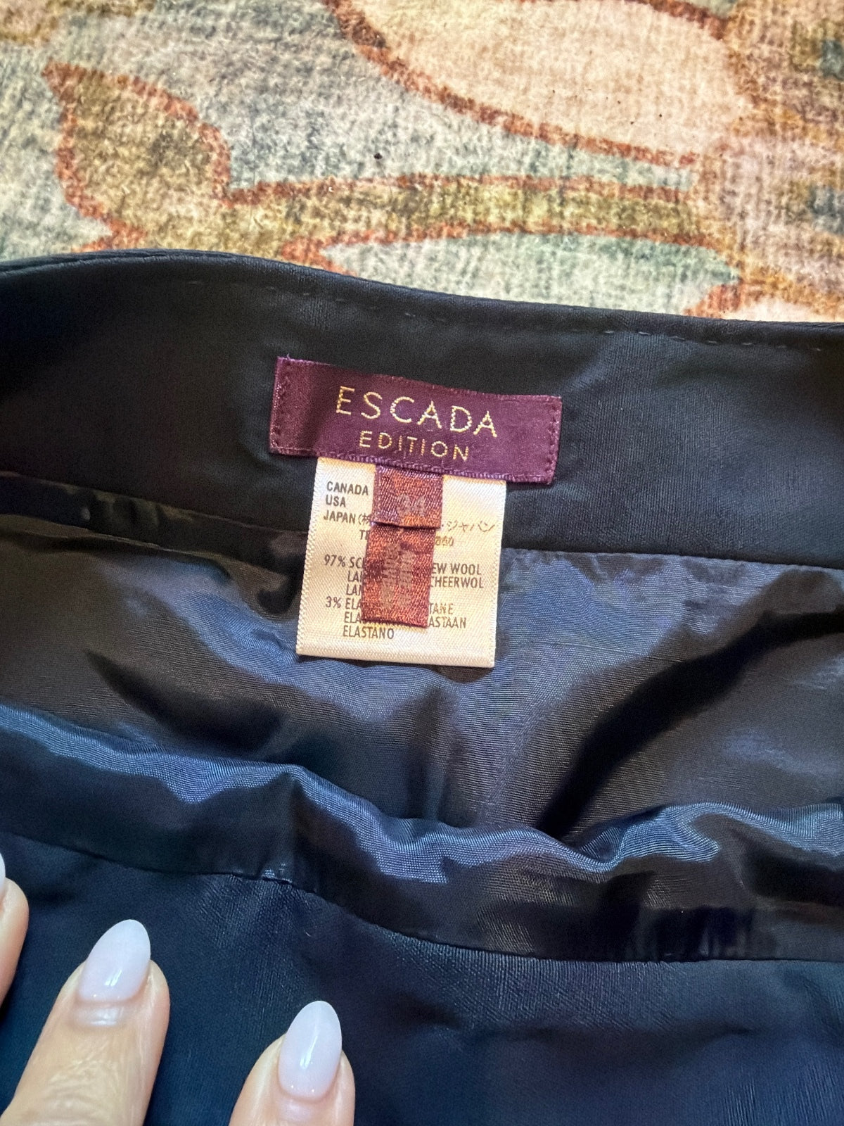 Escada pleated skirt