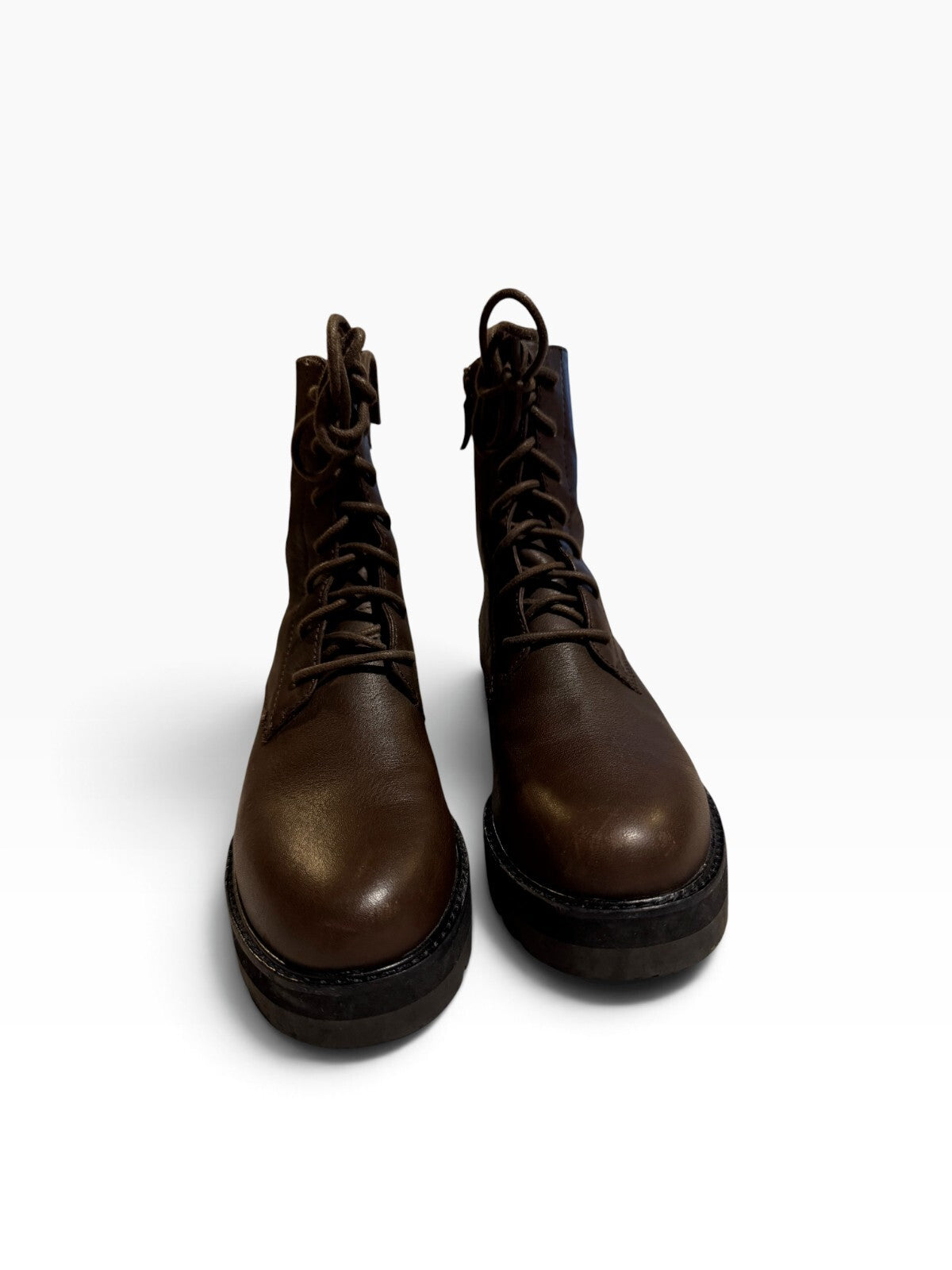Eileen Fisher Coin Leather Booties
