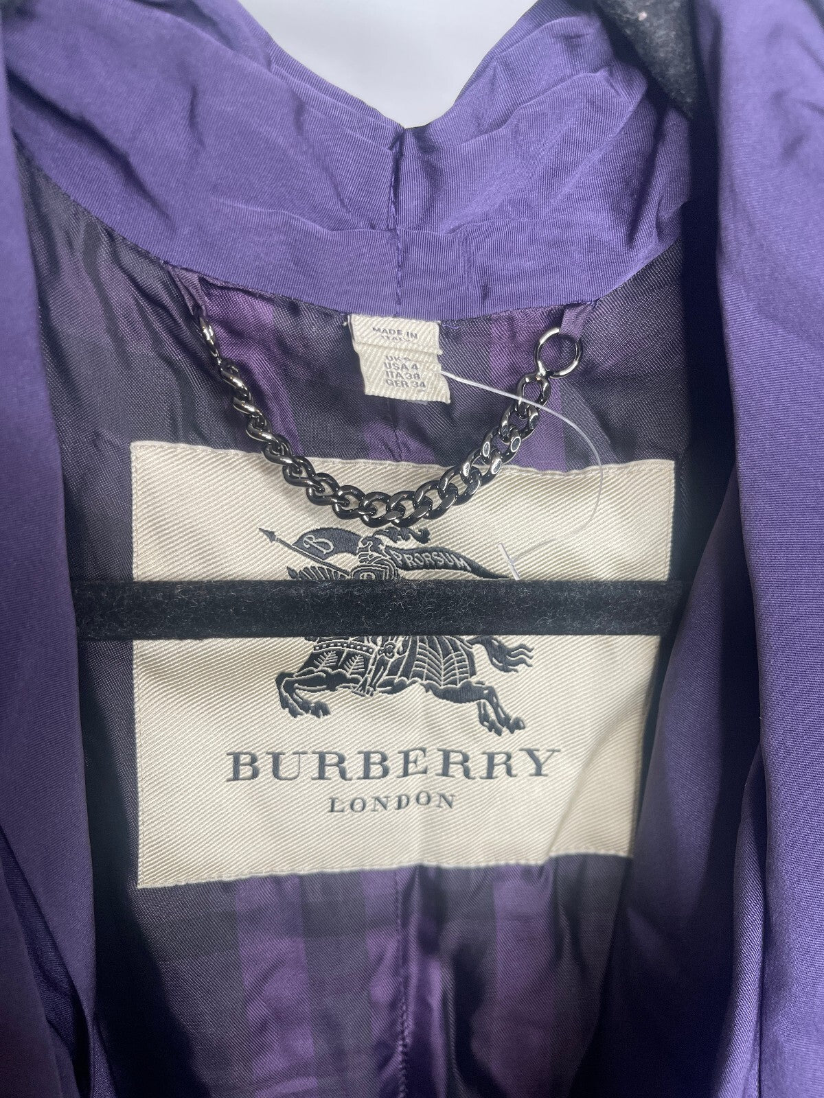 Burberry Trench Coat w/ attached scarf