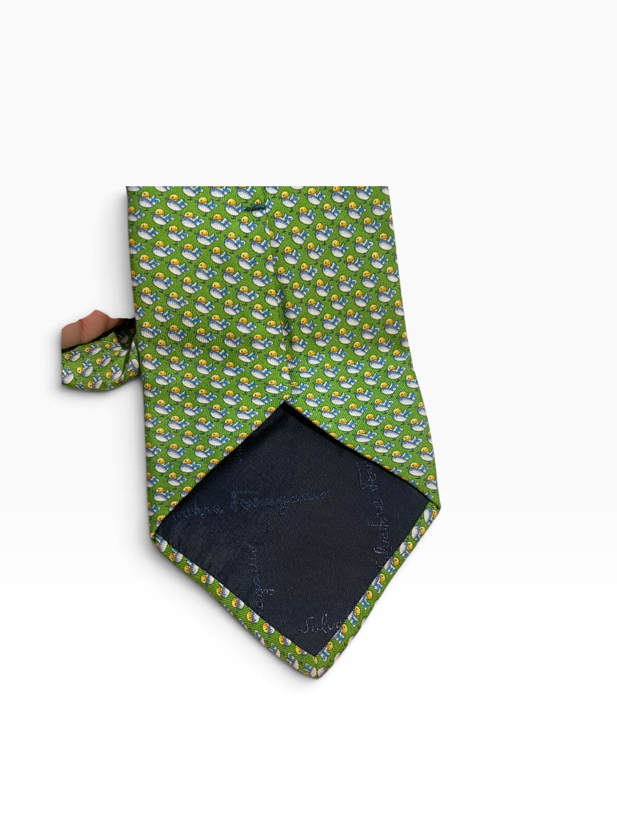 Salvatore Ferragamo Silk Tie - Baby Chicks