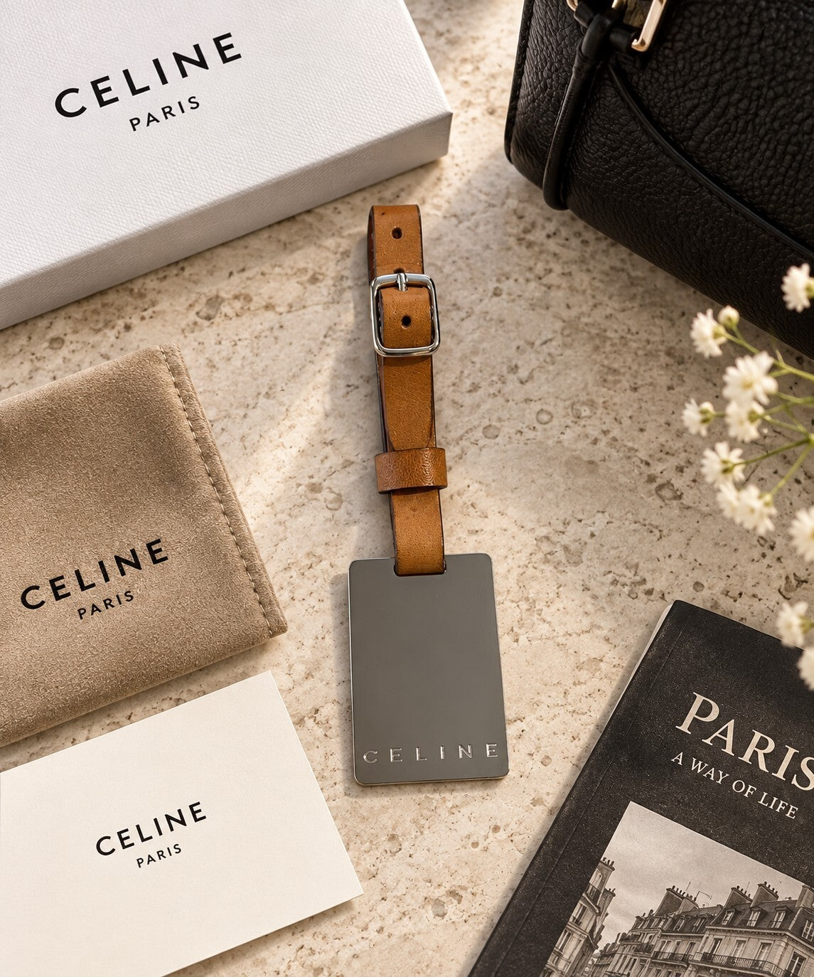 Celine Leather Handbag Tag