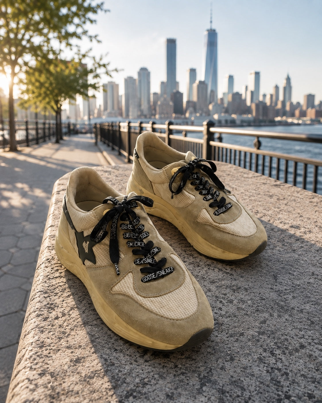 Golden Goose Running Sole Sneakers- size 9 -