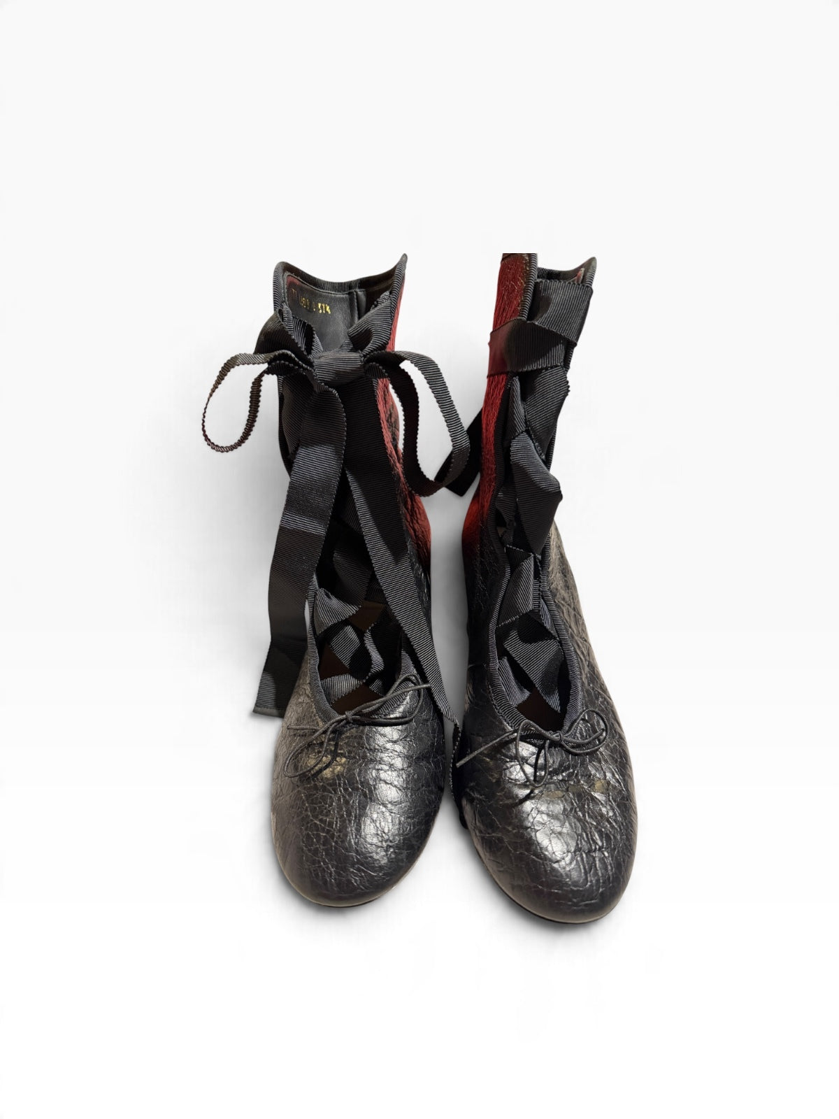 Valentino Ballet Lace-up Booties