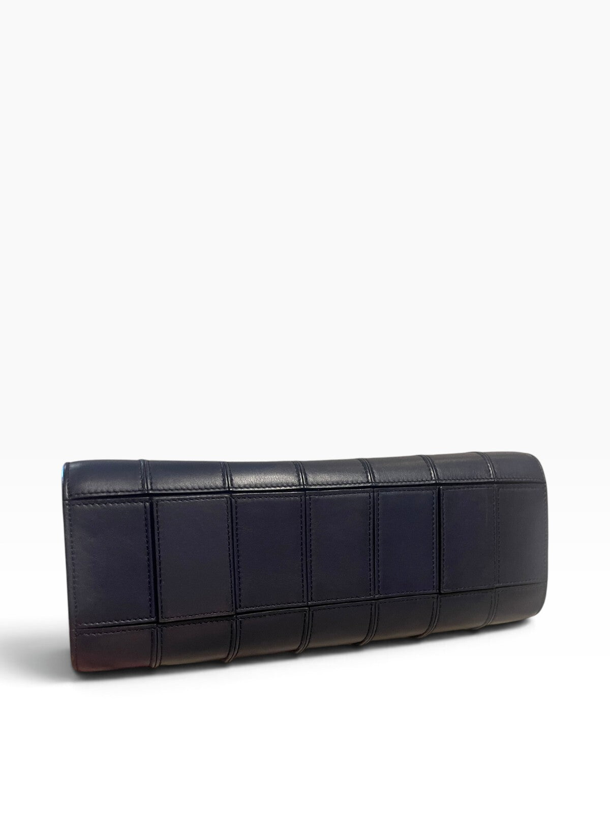 Max Mara Navy Whitney Tote