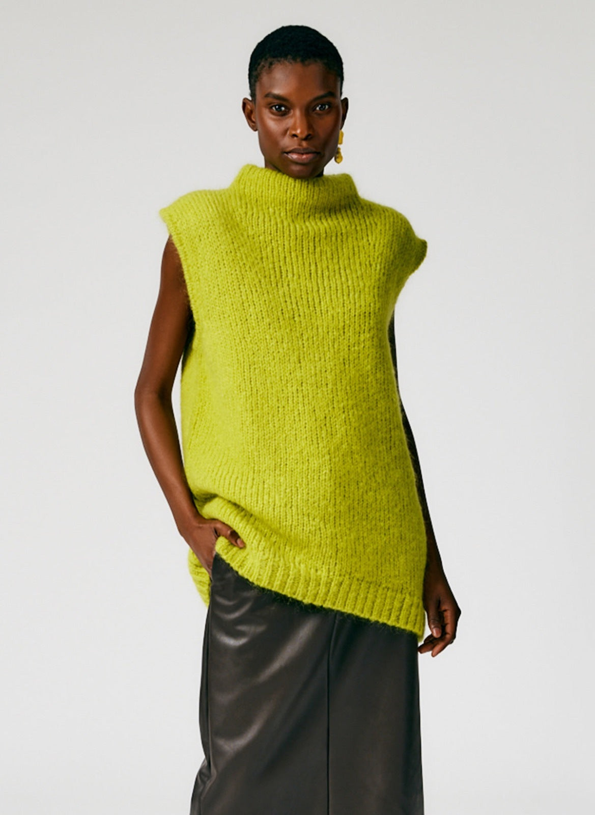 Tibi Claude mohair-blend turtleneck - Size S