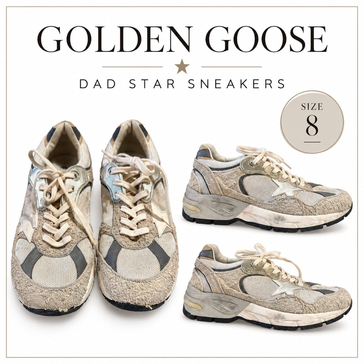 Golden Goose Dad Star Sneakers