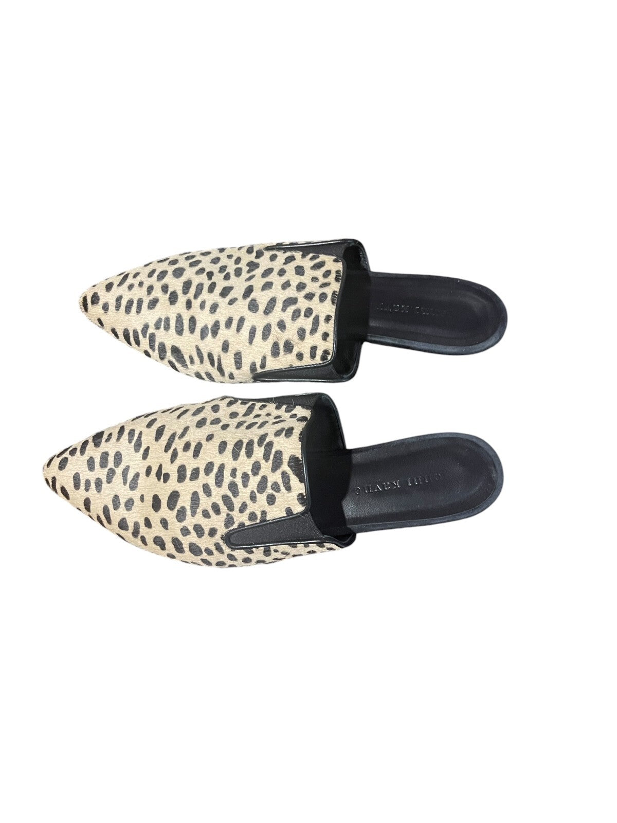 Jenni Kayne Leopard Pony Hair Mules - size 41
