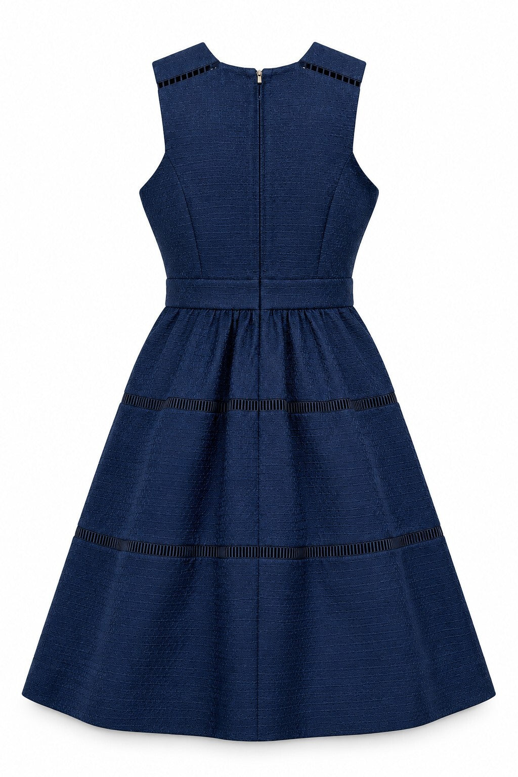 Rebecca Taylor Navy Fit & Flare Dress