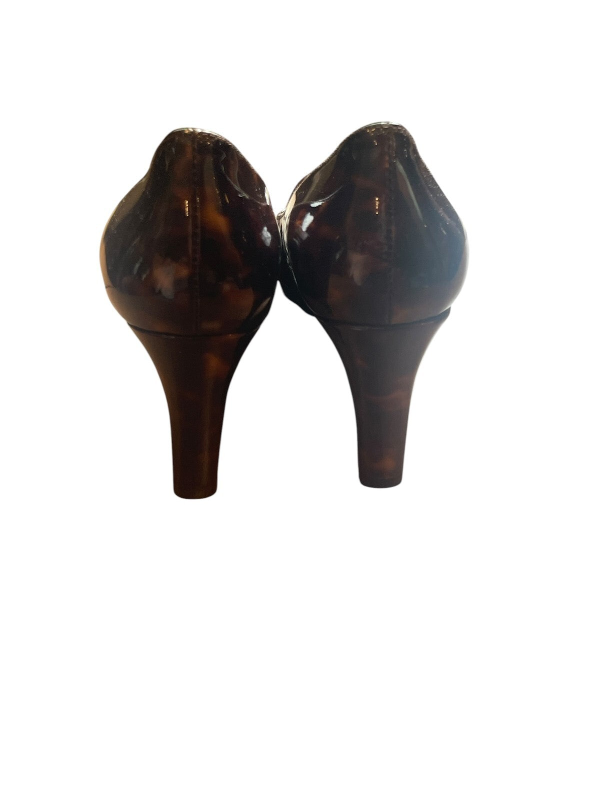 Stuart Weitzman Tortoise Patent Heels - size 8.5