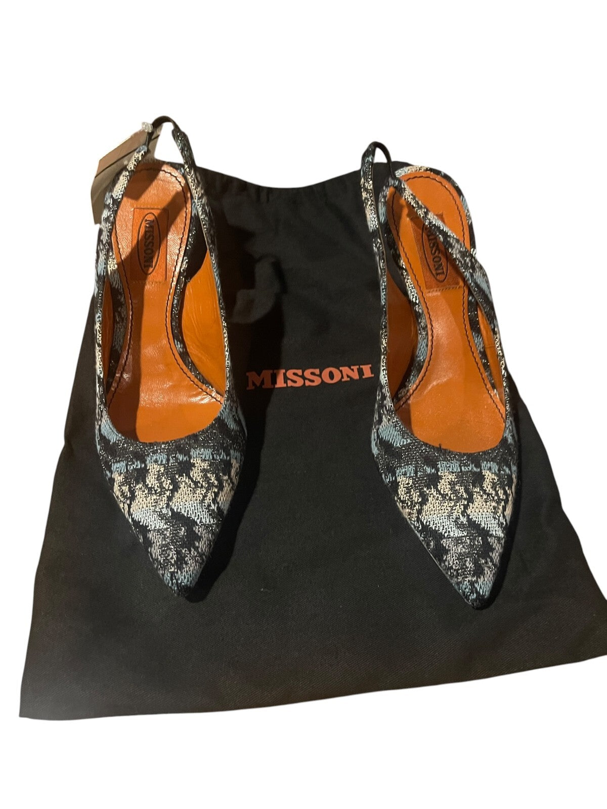 Missoni Fabric Slingback - Size 37.5