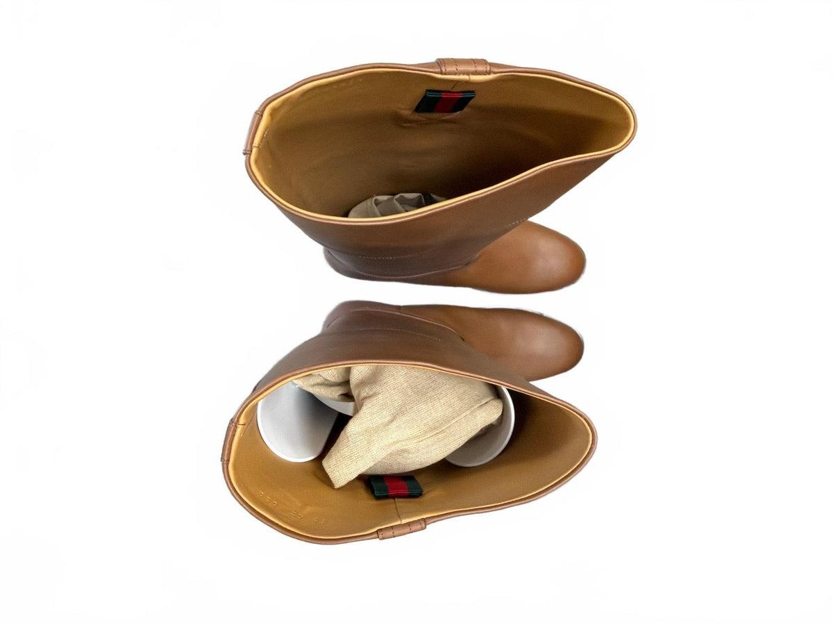 NWOB Gucci Tall Leather Riding Boots