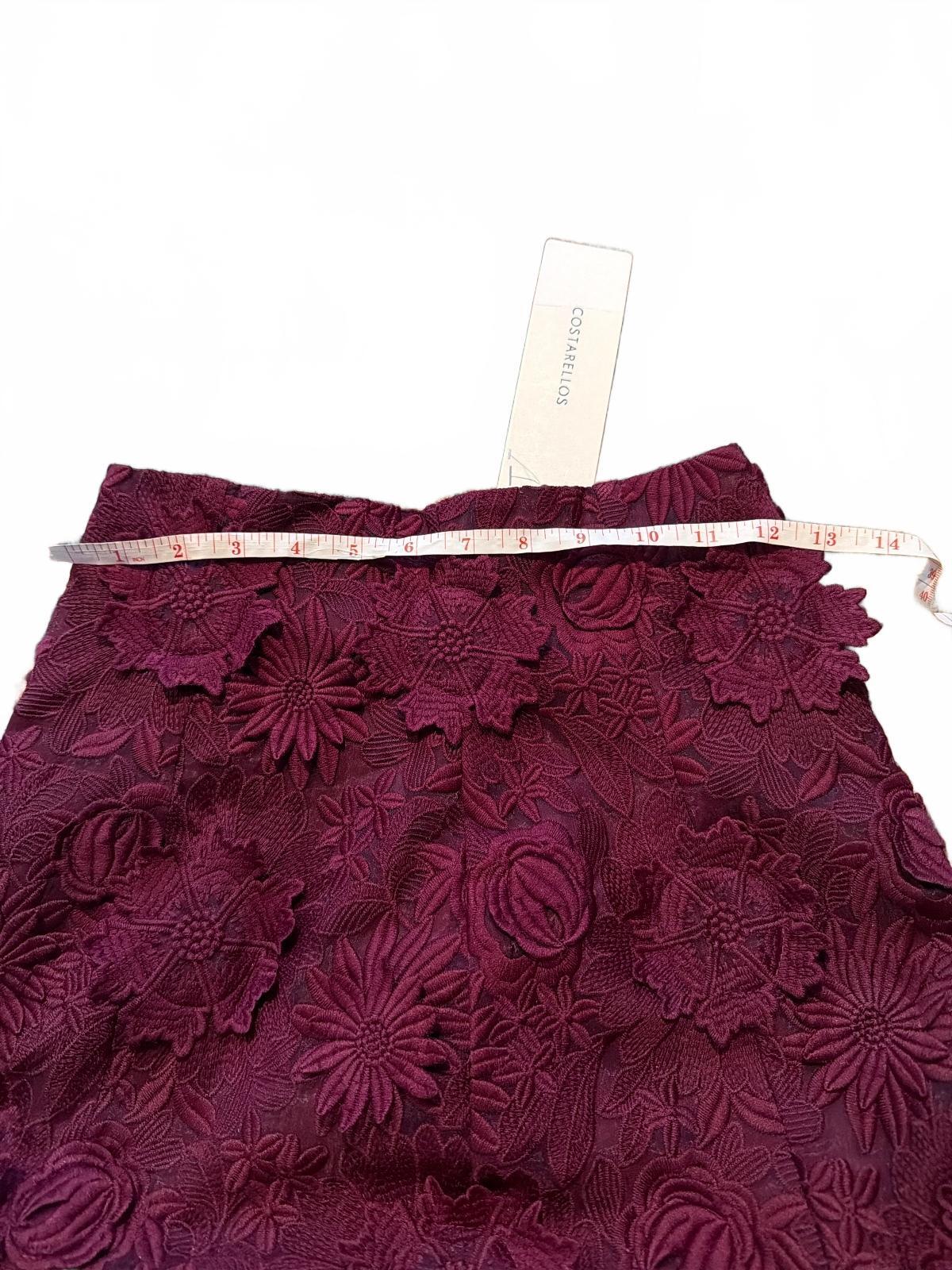 NWT Costarellos Guipure Lace Skirt