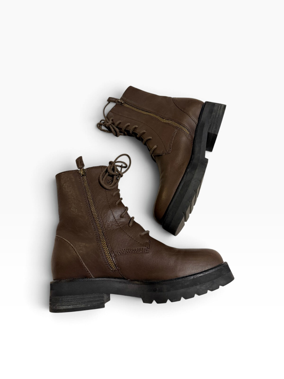 Eileen Fisher Coin Leather Booties