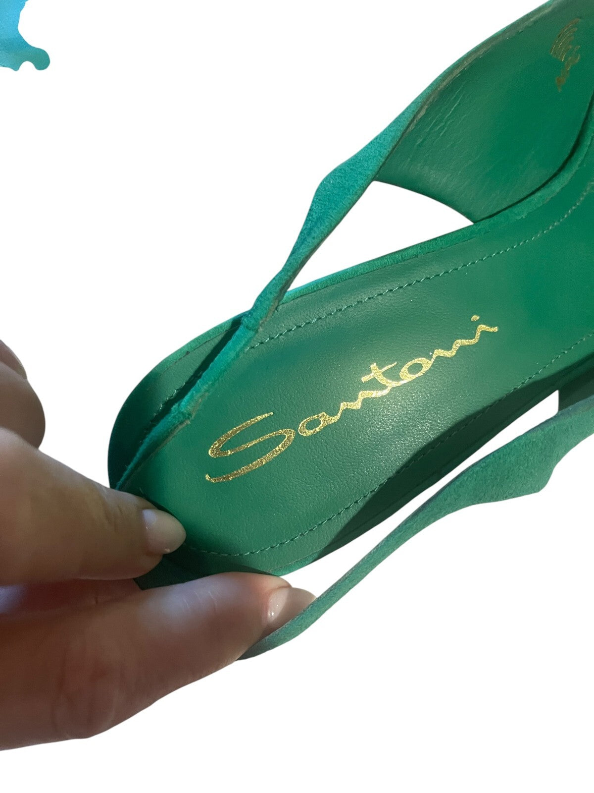 Santoni Bow Slingbacks - size 41