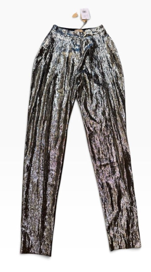 NWT Michael Kors Collection Metallic Trousers