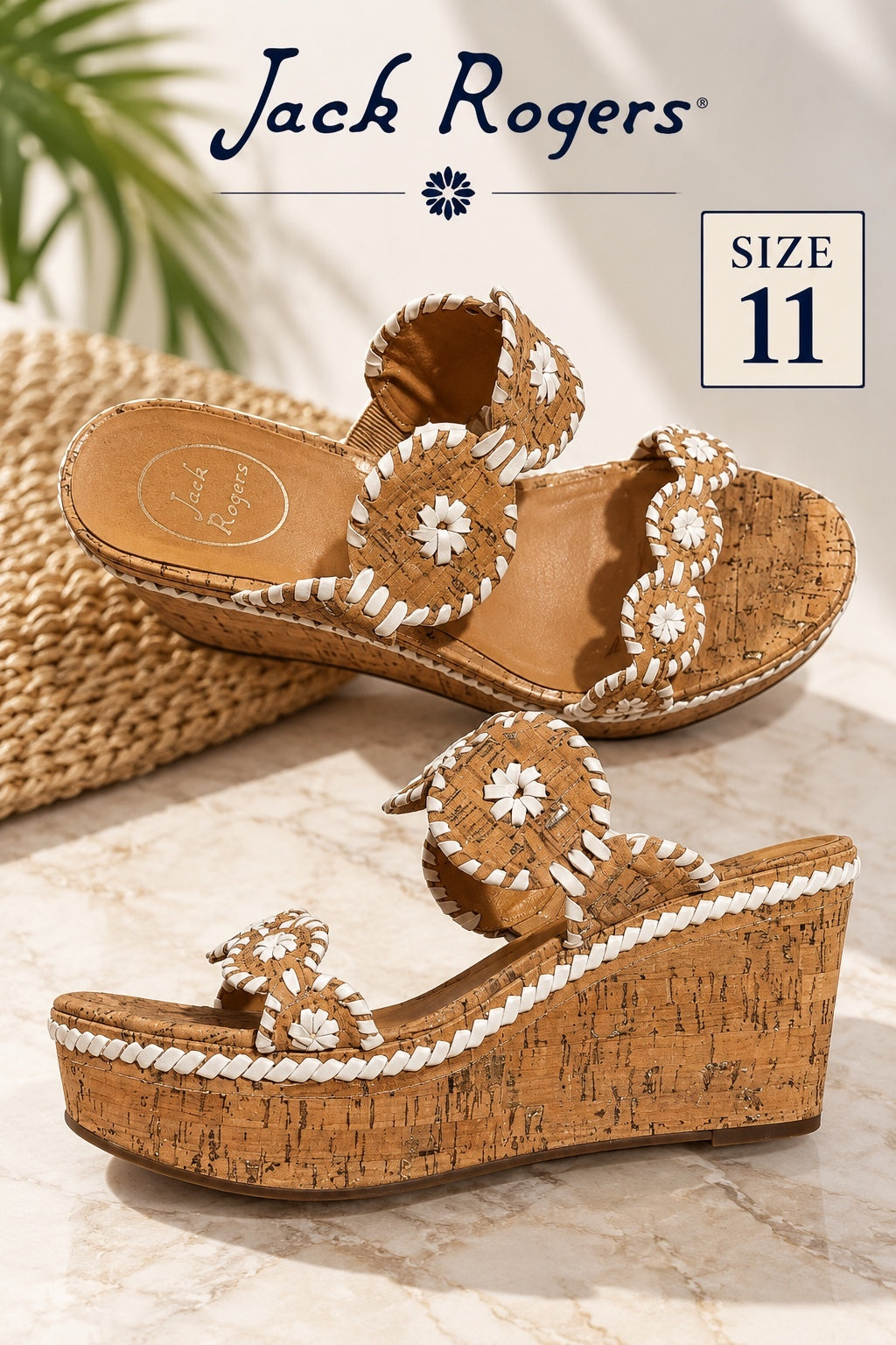 Jack Rogers wedge sandals