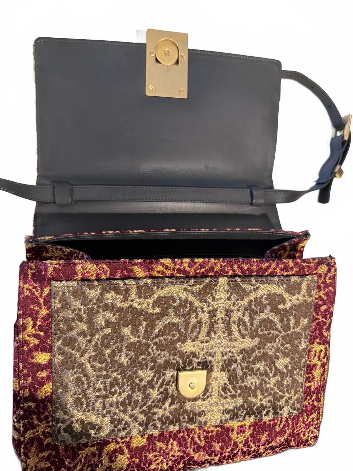 Santoni x Rubelli “Zecchinetta” Fabric Bag